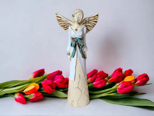 Figurka anioła 819 -  35 x 15 cm figurka dekoracyjna