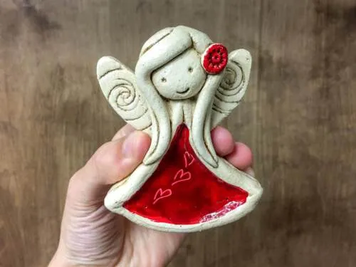 Figurka anioła 990 -  10 x 7 cm figurka dekoracyjna