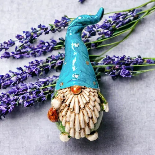 Figurka Skrzat Dobrosław - turkus zielony -  figurka dekoracyjna 5 x 5 cm