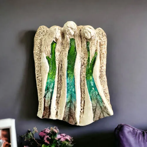 Figurka aniołów Wiara Nadzieja Miłość - Art Leaf -  28 x 20 cm figurka dekoracyjna