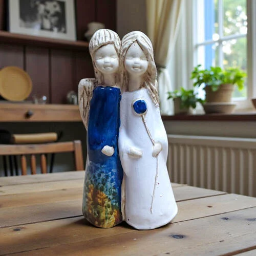 Figurka aniołów Apple & Ella Art 4 -  18 x 10 cm figurka dekoracyjna