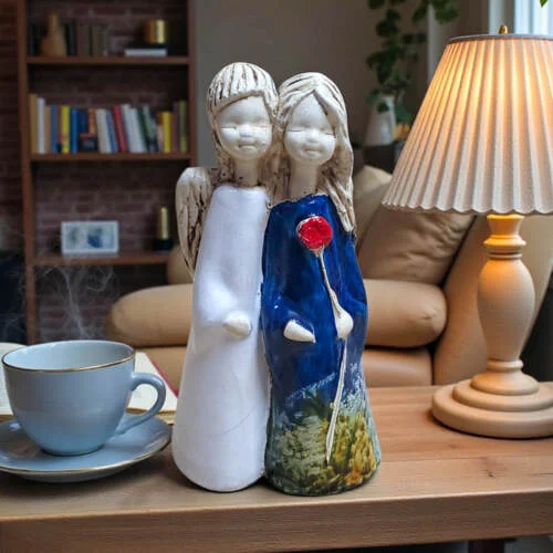 Figurka aniołów Apple & Ella Art 6 -  18 x 10 cm figurka dekoracyjna