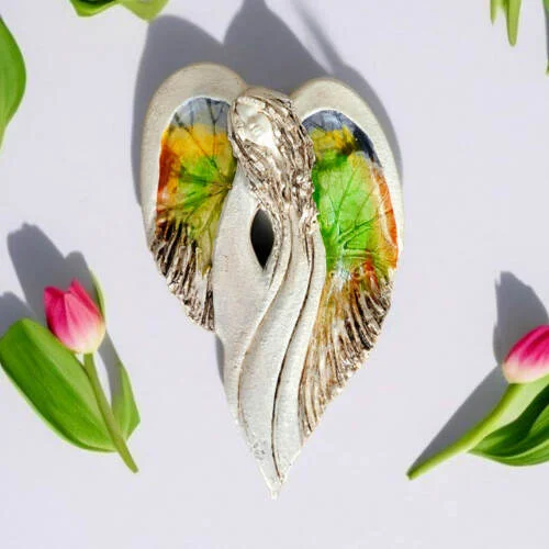 Figurka anioła Cynthia Art Leaf -  30 x 17 cm figurka dekoracyjna