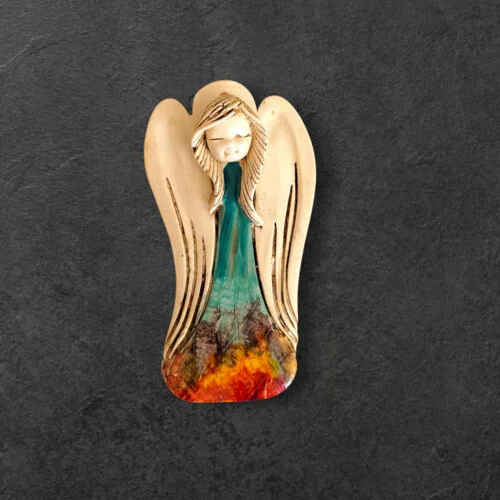 Liolinka Lilionka Art Leaf  -  14 x 9 cm figurka dekoracyjna