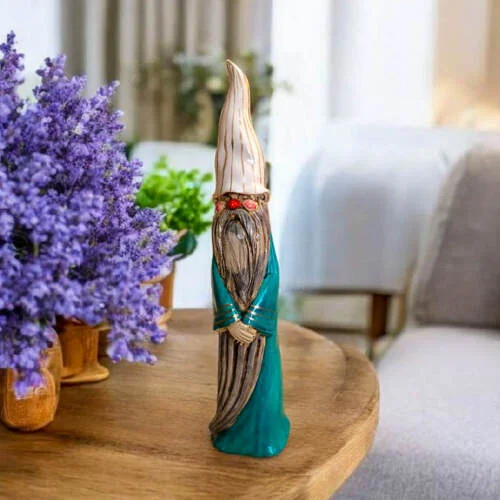 Figurka Skrzat Gandalf - turkus -  25 x 5 cm figurka dekoracyjna