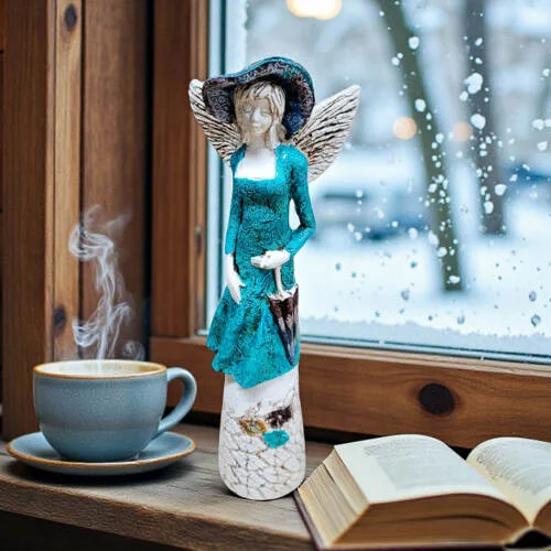 Figurka anioła 756 -  32 x 15 cm figurka dekoracyjna