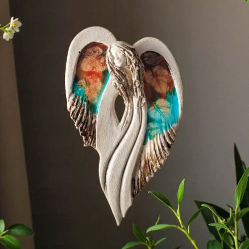 Figurka anioła Cynthia Art Leaf -  30 x 17 cm figurka dekoracyjna