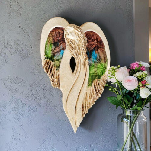 Figurka anioła Cynthia Art Leaf -  30 x 17 cm figurka dekoracyjna