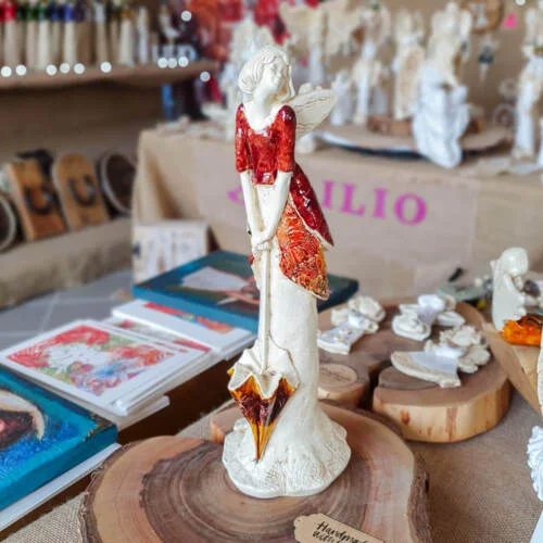 Figurka anioła 757 -  35 x 15 cm figurka dekoracyjna