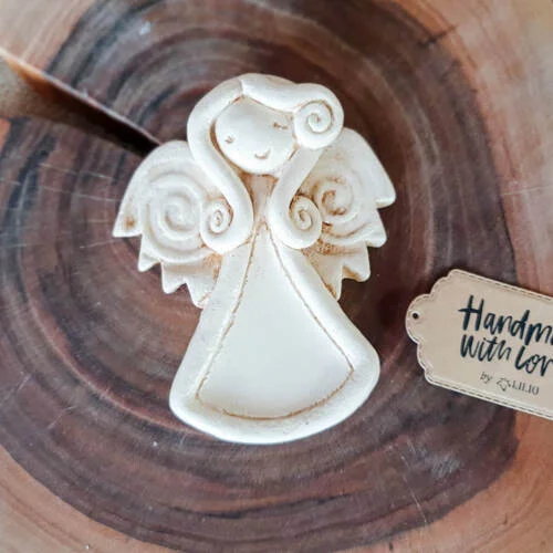 Figurka aniołka Niunia - do malowania -  10 x 7 cm figurka dekoracyjna