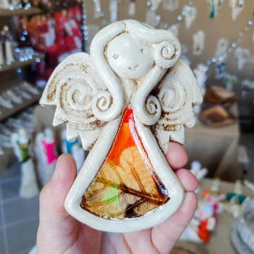 Figurka aniołka Niunia Art  -  10 x 7 cm figurka dekoracyjna