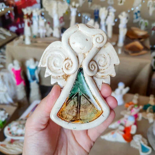 Figurka aniołka Niunia Art  -  10 x 7 cm figurka dekoracyjna