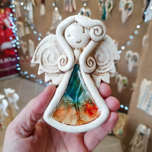 Figurka aniołka Niunia Art  -  10 x 7 cm figurka dekoracyjna