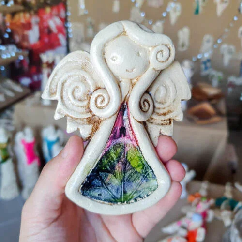 Figurka aniołka Niunia Art  -  10 x 7 cm figurka dekoracyjna