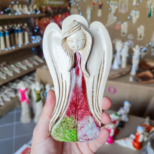Liolinka Lilionka Art Leaf  -  14 x 9 cm figurka dekoracyjna