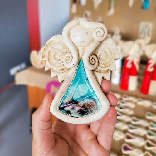 Figurka aniołka Niunia Art  -  10 x 7 cm figurka dekoracyjna