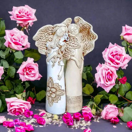 Figurka anioła 504 -  27 x 14 cm figurka dekoracyjna