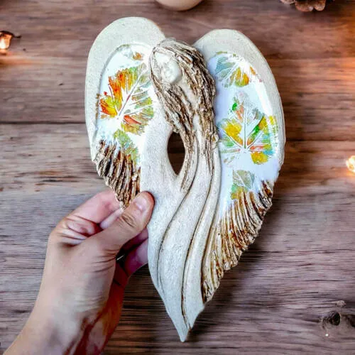 Figurka anioła Cynthia Art Leaf -  30 x 17 cm figurka dekoracyjna