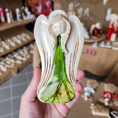 Liolinka Lilionka Art Leaf  -  14 x 9 cm figurka dekoracyjna