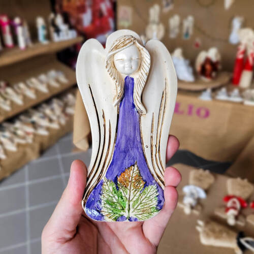 Liolinka Lilionka Art Leaf  -  14 x 9 cm figurka dekoracyjna