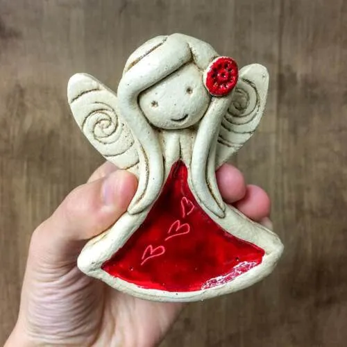 Figurka anioła 990 -  10 x 7 cm figurka dekoracyjna