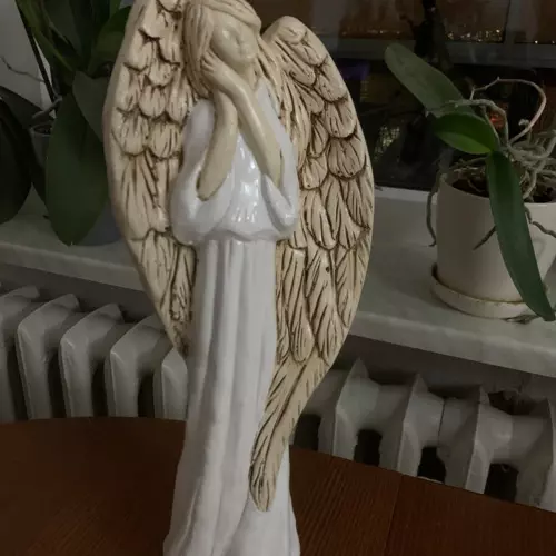 Duża figurka Anioła na I Komunię -  40 x 18 cm figurka dekoracyjna
