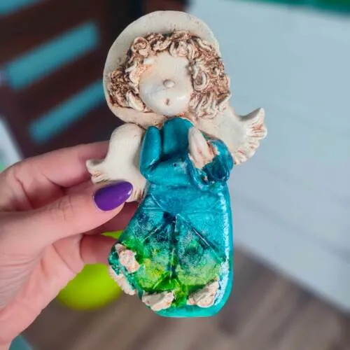 Figurka aniołka Marzyciel Art  -  10 x 7 cm figurka dekoracyjna