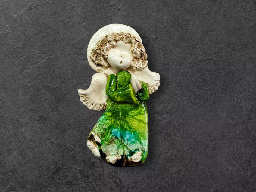 Figurka aniołka Marzyciel Art Leaf -  10 x 7 cm figurka dekoracyjna