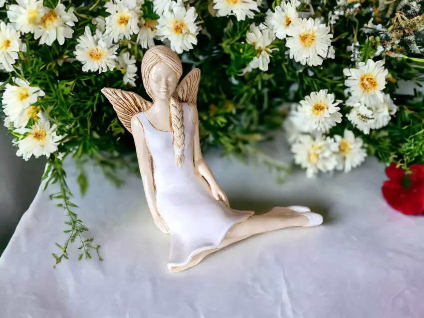 Figurka anioła 751 -  15 cm figurka dekoracyjna