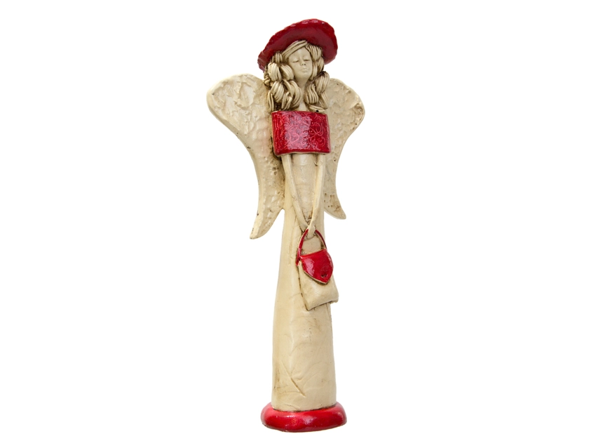 Figurka anioła 764 -  30 x 14 cm figurka dekoracyjna